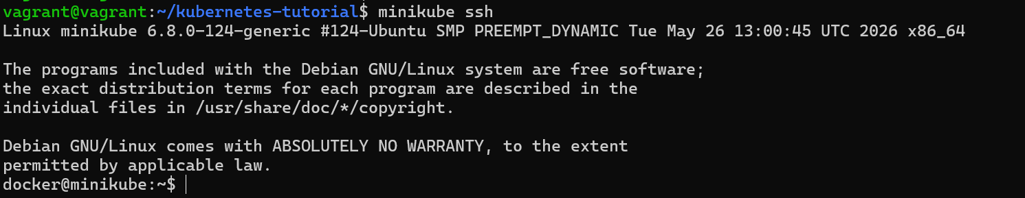 Minikube SSH