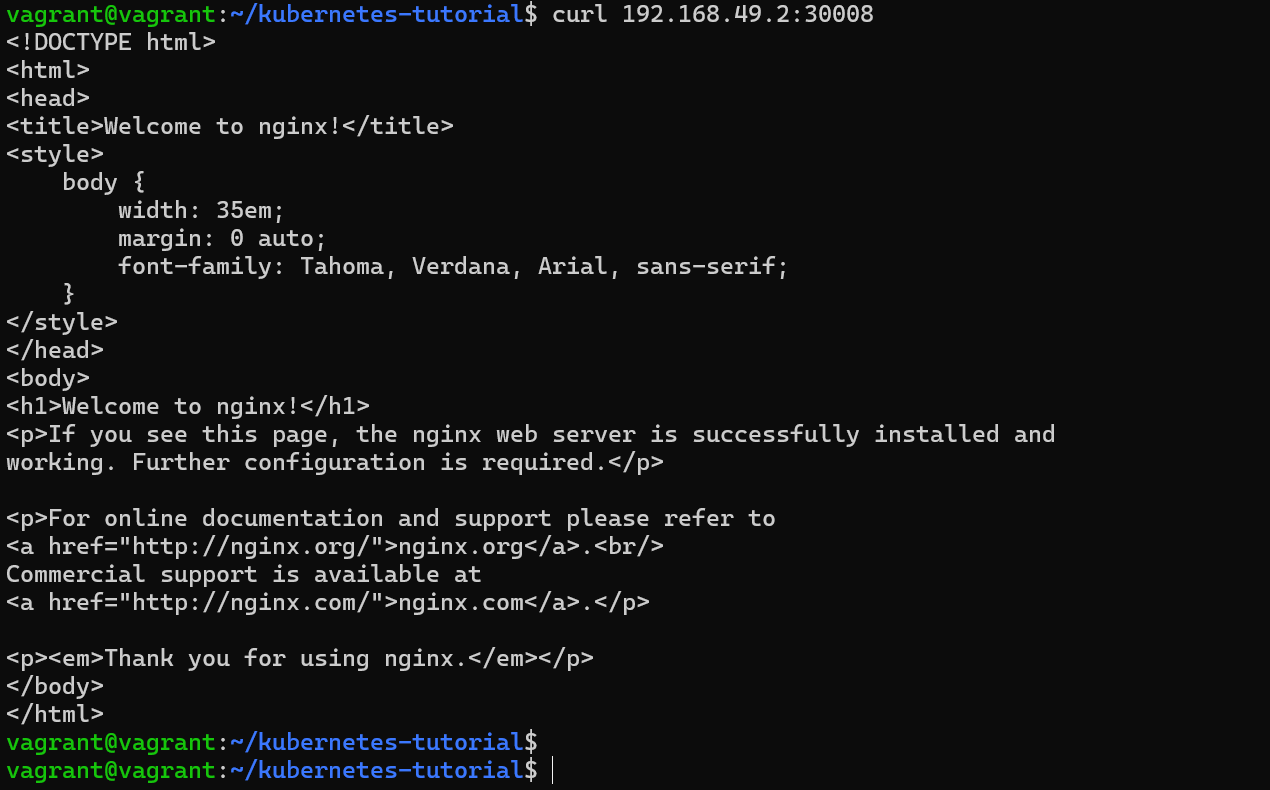 cURL Nginx NP